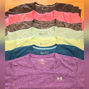 SOLD Under Armour Women's T-Shirt Collection - Pink, Gray, Green, Blue, Purple